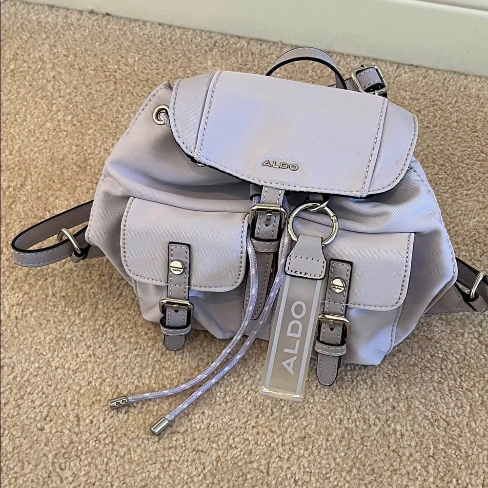 Aldo Lavender Mini Backpack NWOT